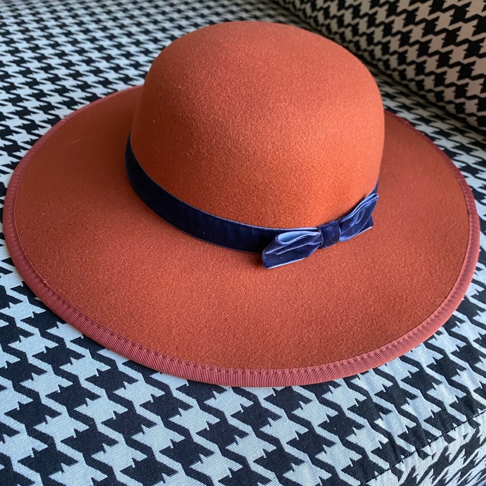 Janie and Jack Wide Brim Hat 12-24 Months